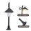 3 Stuks Micro Landschapsverlichting Lamp Straatlantaarn Sierobject 10