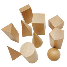 20 Teile Bausteine Kinder Lernspielzeug Geometrische Bauklötze Hellgelb