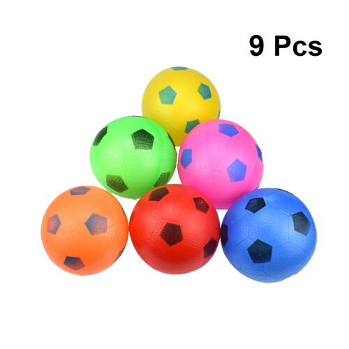 9 Opblaasbare Voetballen Voor Kinderen Multikleur Plastic 2