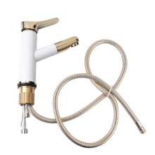 Matte Black And Gold Kitchen Faucet, Pull Down Sprayer Kitchen Faucet, Elevate Your Cooking Experience With An Elegant Touch Of Modernity, For Your Dr