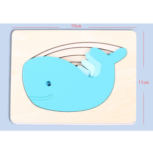 Multi-Layered Dierpuzzel 3D Speelgoed Voor Kinderen 1