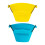 2 Inklapbare Zandemmer Draagbare Wateremmer Siliconen 4