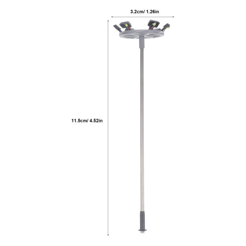 2 Stuks Mini Tuinlampen Micro Landschap Modellen 2