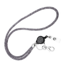 Fishnet Rhinestone Lanyard Name Card Halter Aus Harz