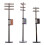 1Set Plastik Modell Farbige Mikrolandschaft Gartendekor 2