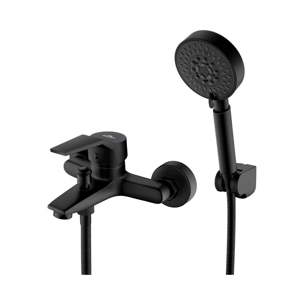 Single Handle Bathtub Faucet, Wall Mount Tub Faucet With Hand Shower Featuring Diverter Switches Between 2 Functions, Multi-Function Hand Shower With 9135470826599