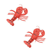 2Stück Meerestier-Figuren Hummer-Druckspielzeug