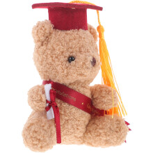 Mini Abschlussbär Blumenbär Deko Abschlussgeschenk
