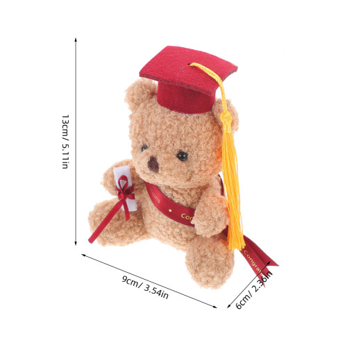 Mini Abschlussbär Blumenbär Deko Abschlussgeschenk 2