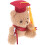 Mini Abschlussbär Blumenbär Deko Abschlussgeschenk 11