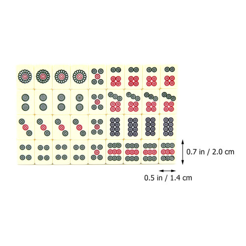 1 Set Reise Kleines Mahjong Traditionelle Chinesische Version 2