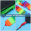 2St Kite Tail Flachband Bunter Streamer Regenbogen Deko 10