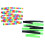 2St Kite Tail Flachband Bunter Streamer Regenbogen Deko 4