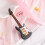 Mini E-Gitarre Geburtstagsfeier Deko Mit Box Und Schwarz 10 Cm 4