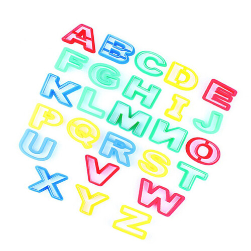 64 Piezas Kit Herramientas Plástico Para Arcilla Y Con Letras 2