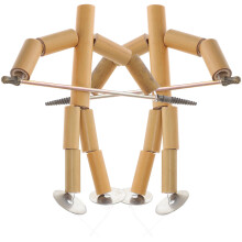 2 Sets Tischspiel Bambus Marionette Spielzeug Bjd