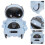 Mini Robot Rc Con Led, Y Para Niños (Azul ) 8