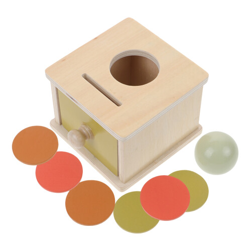 Caja Bolas Y Monedas Montessori Para Aprendizaje Preescolar 2