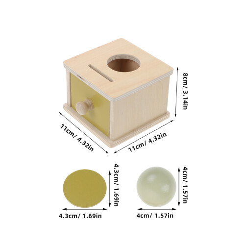 Caja Bolas Y Monedas Montessori Para Aprendizaje Preescolar 1