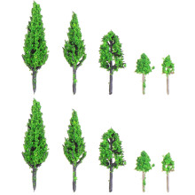 50 Unidades De Árboles Para Miniatura Pino Manualidades Diy
