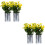 4 Unidades Mini Bonsái Decoración En Maceta 8