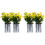 4 Unidades Mini Bonsái Decoración En Maceta 4