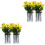 4 Unidades Mini Bonsái Decoración En Maceta 5