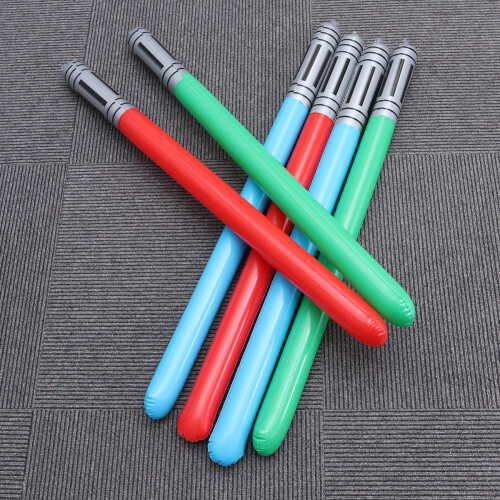 8Stück Aufblasbare Lichtschwert-Schwerter Party-Set Geschenkidee 2