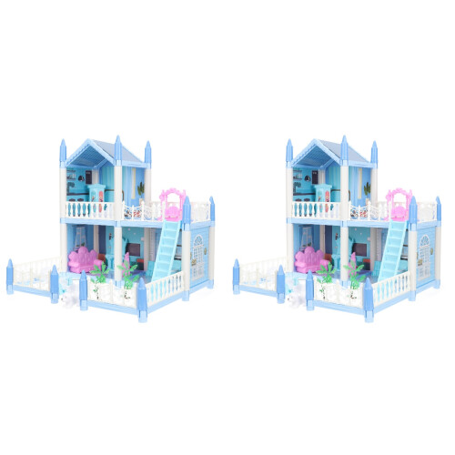 2 Juegos De De Casa Villa, Kit Miniatura 1