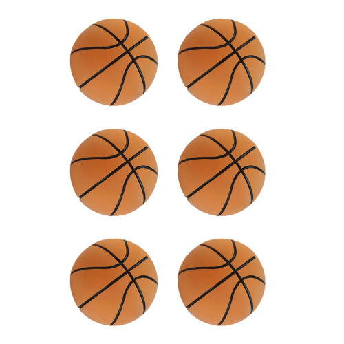 1 Set 6 Teile Gummibasketball Spielzeug Mini Für Kinder
