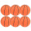 1 Set 6 Teile Gummibasketball Spielzeug Mini Für Kinder 4