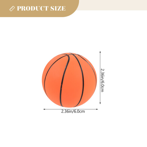 1 Set 6 Teile Gummibasketball Spielzeug Mini Für Kinder 2