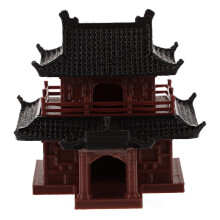3Stk Kunststoff Mini Figuren , Bonsai Und Aquarium