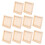 10Stk Holz Puzzleteile Unlackiert 3D Puzzle Tablett Organizer 8