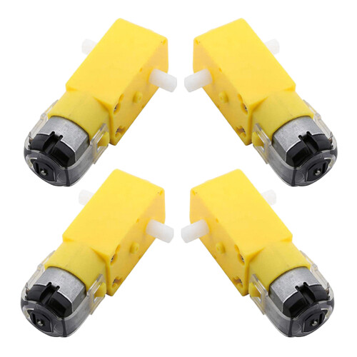 4Pcs Motor De Engranajes 1:48 Para Chasis De Juguetes