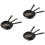 9Stk Dekorative Mini Pfannen Alloy Deko Schwarz 8