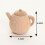 1 Cubertería Madera Tetera Cocina Tamaño L 11