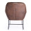 Living And Home Brown Leather Leisure Armchair 5