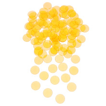 100Stk Durchsichtige Marker Kunststoff Chips Zum Zählen