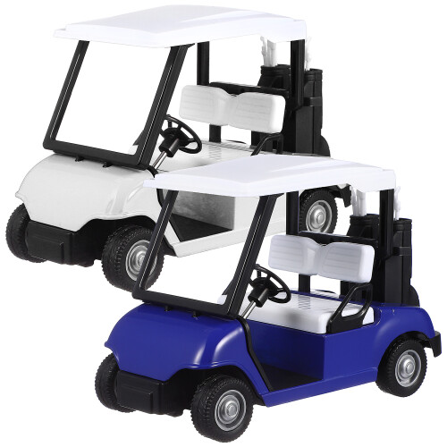 2 Pièces Voiturette Golf En Miniature Déco 1