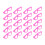 20 Unidades Gafas Decorativas Forma Corazón Para (Rosa) 4