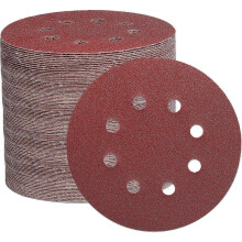 Sanding Discs 125mm 105pcs Sanding Disc for Eccentric Sander, for Polishing Wood and Metal (15pcsXGrit 40/60/80/150/240/320/600)