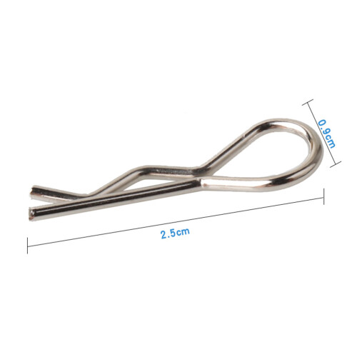 100 Pièces Boucle En Forme En Inoxydable Pour 1:10 1