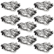 15 Pièces Filets Capillaires Miniatures En Maille Élastique Transparent