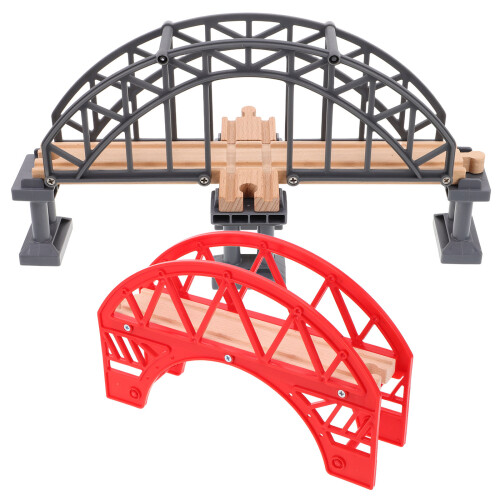4 Pièces Pont En Pour Train Électrique Accessoires 2