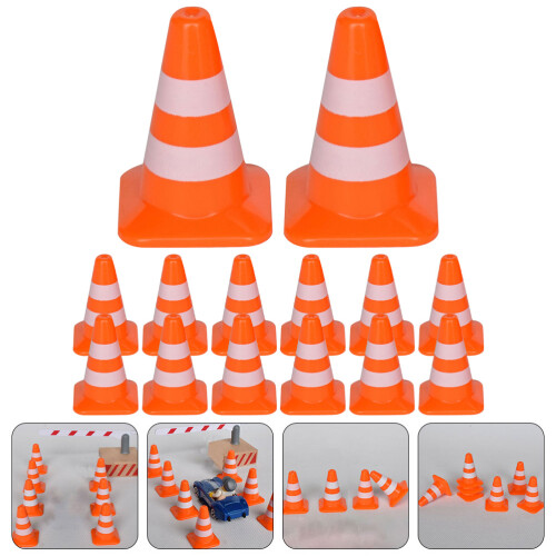 28 Pièces Cônes Miniatures Routière Enfant 2