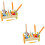 2 Ensembles De Jeu Marteau Clous Table Bois Jouet Éducatif Bébé 8