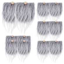 12 Ensembles De Barbes Faux Gnome Balles En Pour