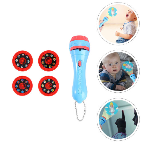 1 Pc Kids Flashlight Projector Lamp For Education And 1