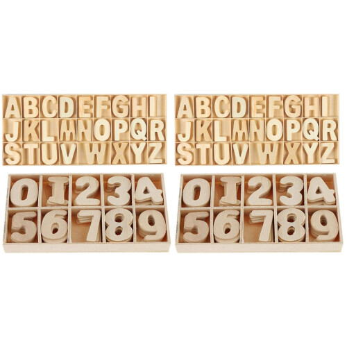 2 Ensembles 216 Pièces Non Lettres Chiffres Majuscules 1